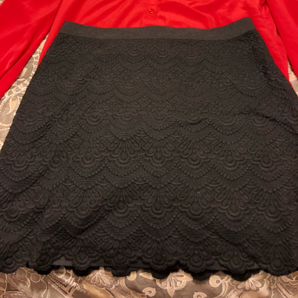 J.Crew lace skirt